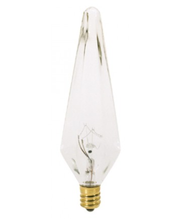 Satco S3744 Satco 25HX10.5 25 Watt 120 Volt HX10.5 Candelabra Base