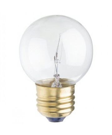 Satco S3839 Satco 40G16.5 40 Watt 120 Volt G16.5 Medium Base Clear Globe Decorative Light Bulb