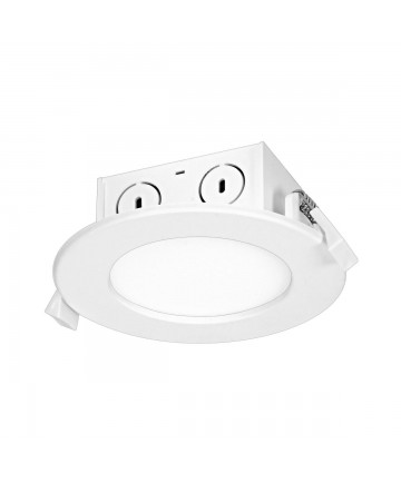 Satco S39057 8.5 Watt LED Direct Wire Downlight Edge-lit 4 inch 4000K 120 Volt Dimmable Recessed