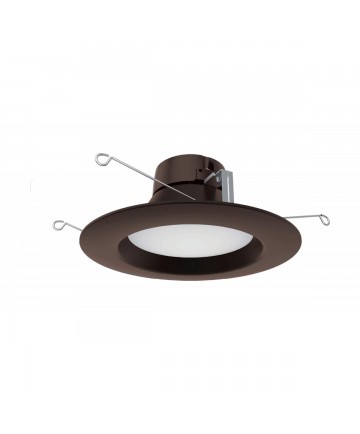 Satco S39848 10.5WLED/RDL/5-6/30K/BRZ/120V 10.5 watt LED Downlight Retrofit 5"-6" 3000K 120 volts Dimmable Bronze Finish