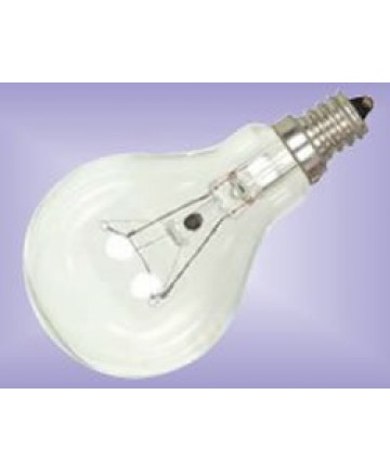 Satco S4162 Satco 60A15C/E12S 60 Watt 120 Volt A15 E12S Candelabra Base Clear Ceiling Fan Incandescent Light Bulb