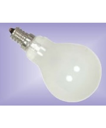 Satco S4163 Satco 60A15F/E12S 60 Watt 120 Volt A15 E12S Candelabra Base Frost Ceiling Fan Incandescent Light Bulb