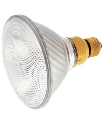 Satco S4950 Satco 90PAR/CAP/WSP 90 Watt 120 Volt PAR38 Medium Base Capsylite Wide Spot Reflector Halogen Light Bulb