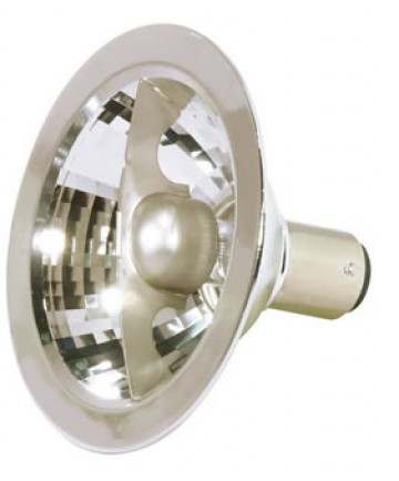 Satco S4680 Satco 20AR70/SP8 20 Watt 12 Volt AR70 Double Contact Bayonet Base Spot Halogen Aluminum Reflector Lamp