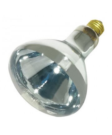 Satco S4999 250W R40 Heat Lamp 120 Volt Medium Base Clear Light Bulb
