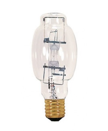 Satco S4386 Satco MP250/BU-ONLY 250 Watt BT28 Mogul Base Clear ANSI M58/O 4000K Open Rated BU +/- 15 10,000 Hour Metal Halide Light Bulb