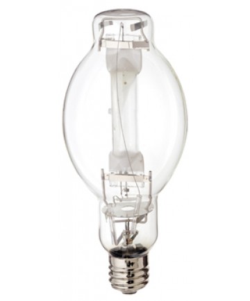 Satco S4845 Satco MH1000/U/BT37 1000 Watt BT37 Mogul Base Clear Metal Halide Light Bulb