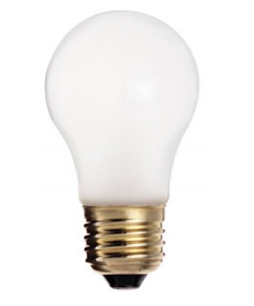 Satco S4882 Satco 60A15/TF 60 Watt 130 Volt A15 Medium Base Frosted Shatter Proof Incandescent Light Bulb