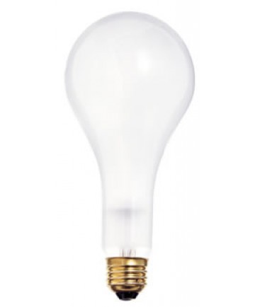 Satco S4960 Satco 300M/F 300 Watt 130 Volt PS25 Medium Base Frost Incandescent Light Bulb