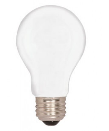 Satco S4992 Satco 75A/67 67 Watt 130 Volt A19 Energy Saver E26 Medium Base Frosted Incandescent Light Bulb
