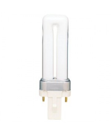 Satco S8301 Satco CFS5W/841/ENV 5 Watt T4 G23 Two-Pin Base 4100K Twin Tube 10,000 Hour Compact Fluorescent Lamp (CFL)