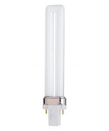 Satco S8307 Satco CFS9W/835/ENV 9 Watt T4 G23 Two Pin Base 3000K Twin Tube 10,000 Hour Compact Fluorescent Lamp (CFL)