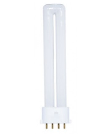 Satco S8364 Satco CF9DS/E/827/ENV 9 Watt T4 2G7 4 Pin Base 2700K Twin Tube Compact Fluorescent Lamp (CFL)