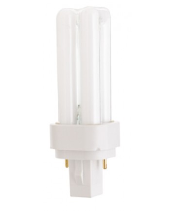 Satco S6714 Satco CF9DD/827 9 Watt T4 G23-2 2-Pin Base 2700K Dulux D Compact Fluorescent Light Bulb (CFL)