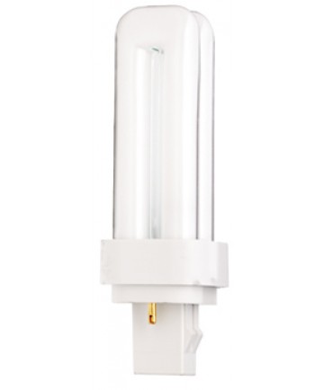 Satco S6717 Satco CF13DD/827 13 Watt T4 120 Volt GX23-2 2-Pin Dulux D Compact Fluorescent Light Bulb (CFL)