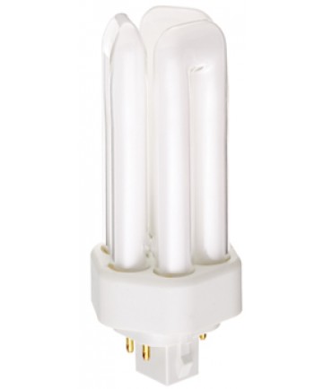 Satco S8399 Satco CFT13W/4P/827/ENV 13 Watt T4 GX24q-1 4 Pin Base Triple Tube 2700K 10,000 Hour Compact Fluorescent Lamp (CFL)