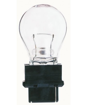 Satco S6965 Satco 26.88 Watt (2.1 Amp) 12.8 Volt S8 Plastic Wedge Base Clear Miniature Light Bulb