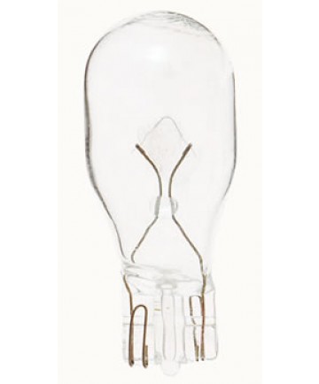Satco S6978 Satco X18T5 18 Watt 12 Volt T5 Wedge Base Clear Xenon Miniature Light Bulb