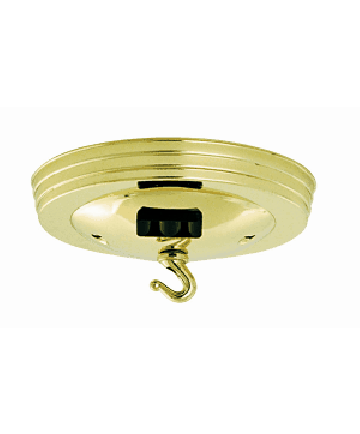 Satco S70/041 Satco S70-041 Brass Finish Canopy