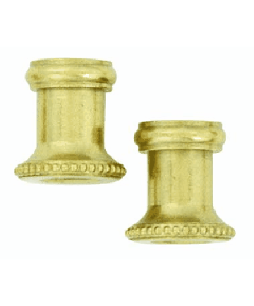 Satco S70/163 Satco S70-163 Two brass knurled necks