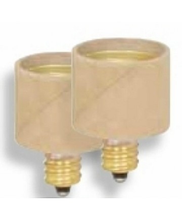 Satco S70/214 Satco E12 Candelabra Base to E26 Medium Base Extender