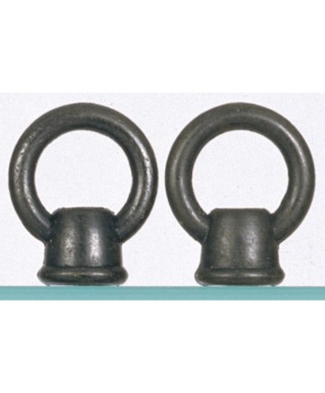 Satco S70/257 Satco S70-257 Two black finish female loops