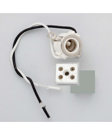 Satco S70/568 Satco S70-568 Mini can socket, E11 base w/6" leads and ceramic wire connector, carded packaging