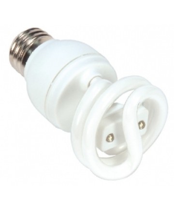 Satco S7325 Satco 13 Watt T2 E26 Medium Base 2700K 10,000 Hour Spiral Compact Fluorescent Light Bulb (CFL)