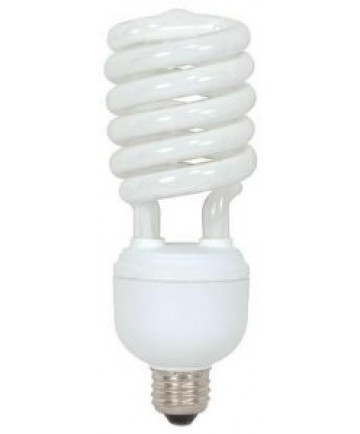 Satco S7336 Satco 40 Watt 120 Volt Spiral T4 E26 Medium Base Professional Series Hi-Pro Eco-Friendly 5000K 10,000 Hour Compact Fluorescent Lamp (CFL)