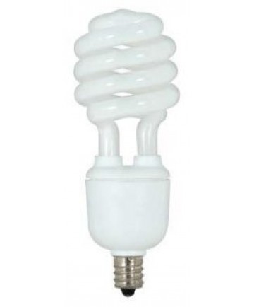 Satco S7364 Satco 13 Watt 120 Volt T2 Ultra Mini Spiral E12 Candelabra Base 2700K 10,000 Hour Eco-Friendly Compact Fluorescent Lamp (CFL)