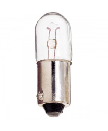 Satco S7821 Satco 2.8 Watt (0.1 Amp) T3-1/4 28 Volt Miniature Bayonet Base Clear Miniature Light Bulb