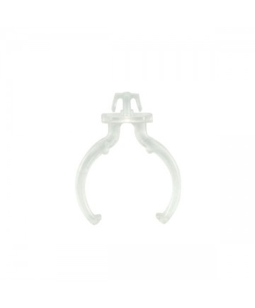 Satco 80/1603 2G11 Lamp Support Clips Clear Vertical Clip UV Stable 