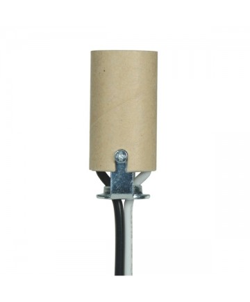 SATCO | 80/1653 | Porcelain Candelabra Socket with 24" Leads