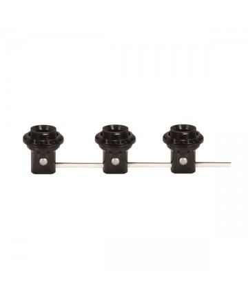Satco 80/1912 3-Light Phenolic Threaded Candelabra Socket Harness Set