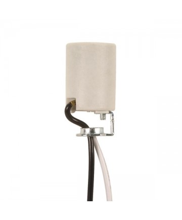 Satco 90/1555 Intermediate Base Porcelain Socket 8" inch Leads
