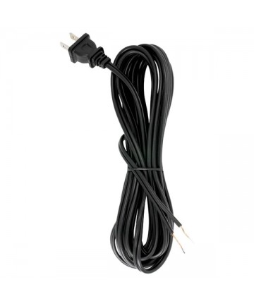 Satco 90/492 Satco 90-492 SPT-2 15FT Black 18/2 105C Cord Set 