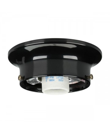 Satco 90/724 Satco 90-724 3-1/4" Black Finish Wired Holder