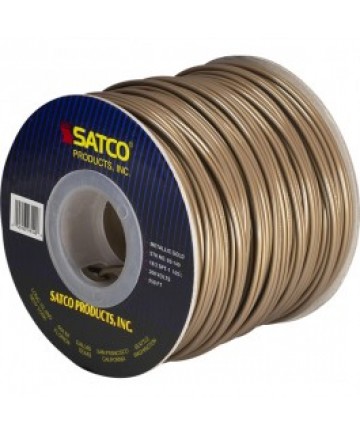 Satco 93/140 Satco 93-140 18/2 SPT-1 105C 250FT Metallic Gold Spool Wire