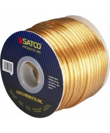 Satco 93/165 Satco 93-165 16/2 SPT-2 105C 250FT Clear Gold Bulk Lamp Cord Replacement
