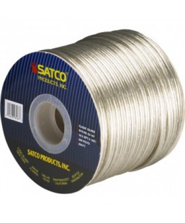 Satco 93/167 250 FT. 16/2/SPT/2 CLEAR SILVER Spool Wire