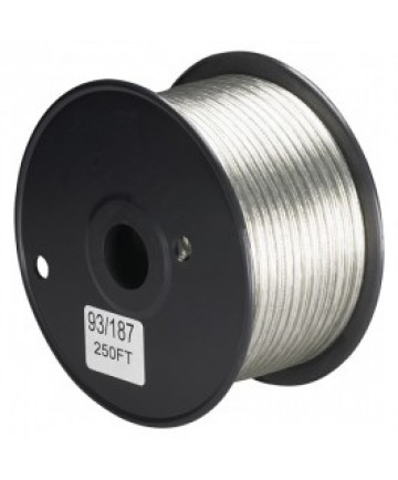 Satco 93/187 Satco 93-187 Clear Silver 20/2 Wire 250FT Spool Wire
