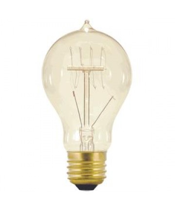 Satco S2419 Satco 60A19/CLEAR/120V VINTAGE E26