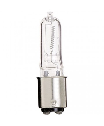 Satco S3147 Satco 100Q/CL/DC 100 Watt 120 Volt T4 Double Contact Bayonet Base Clear 