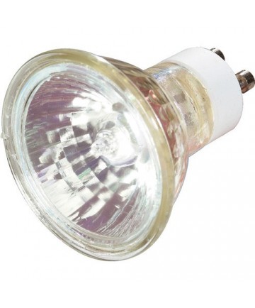 Satco S3502 Satco 50MR16/GU10/FL 50 Watt 120 Volt MR16 GU10 Twist Lock Base Flood Halogen Lamp