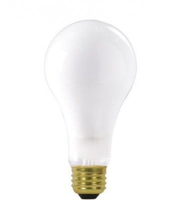 Satco S3945 150A21/FR/120V 150-Watt Frosted A21 Light Bulb