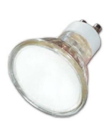 Satco S4129 Satco 50-Watt Halogen MR16 Frosted GU10 Flood 120-Volt Halogen Light Bulb Softray Twist Lock