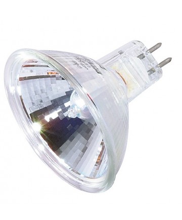 Satco S4365 35MR16/FL/C 35W 12V MR16 GX5.3 Flood Lensed Clear Halogen Bulb