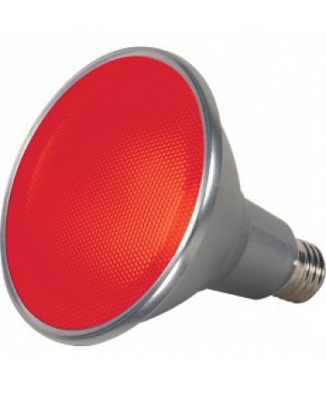 Satco S9480 15PAR38/LED/40/RED/120V/FL Satco 15-Watt PAR38 LED Red 40 Degrees