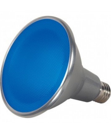 Satco S9482 15PAR38/LED/40/BLUE/120V/FL Satco 15-Watt PAR38 LED Blue 40 Degrees