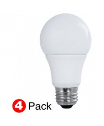 SATCO S29596 | LED 60-Watt Equal A19 Soft White (4Pack)